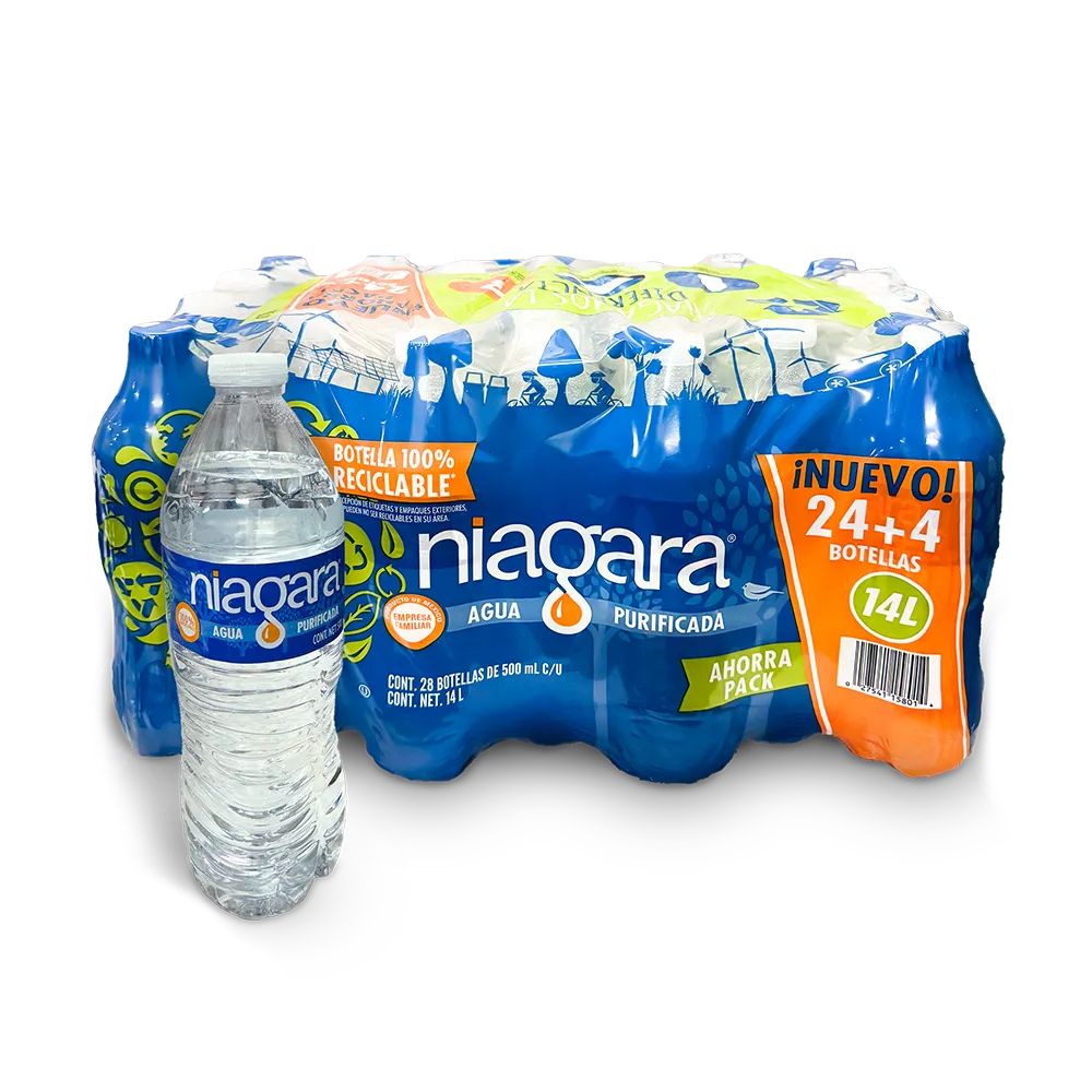 Agua Niagara Pomo 500Ml 24 Pomos