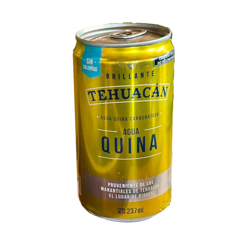Agua Tonica Tehuacan Lata 237Ml Agua Quina